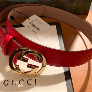 Gucci double G belt